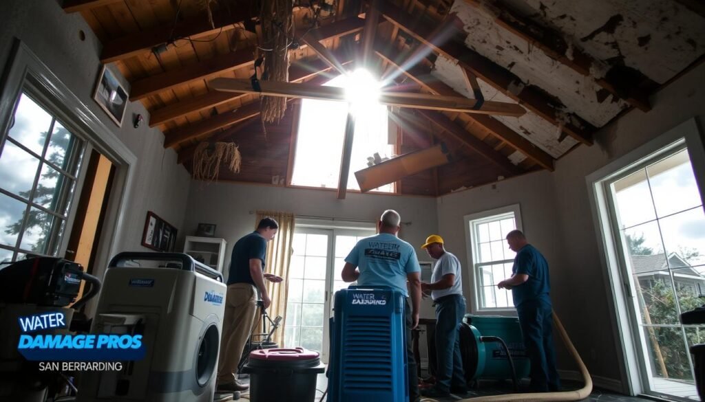 Water Damage Pros - San Bernardino storm damage repair