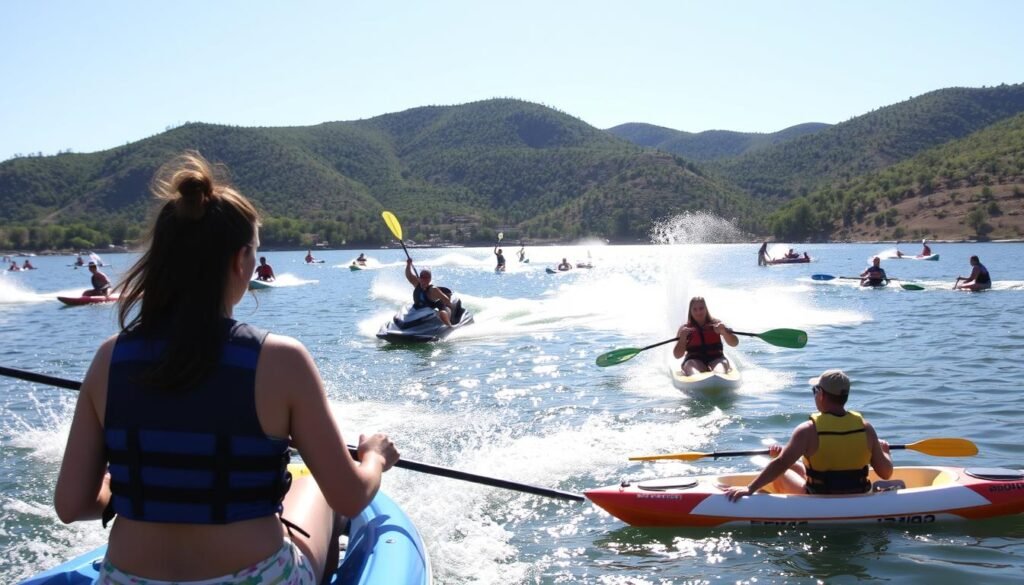 water sports at canyon lake